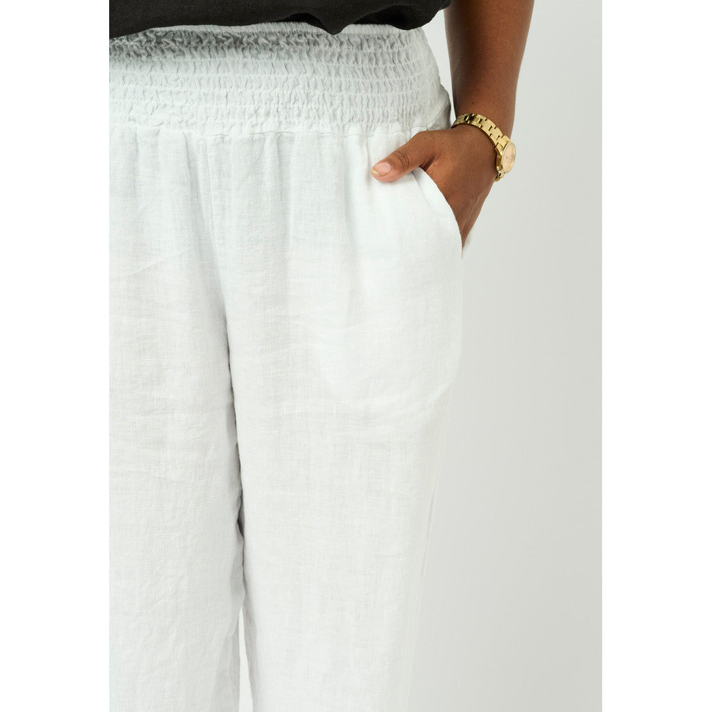 PNHibba hvide hør bukser