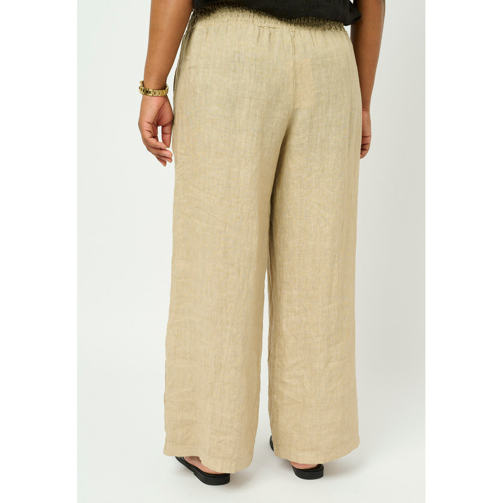 PNHibba sandfarvede hør bukser