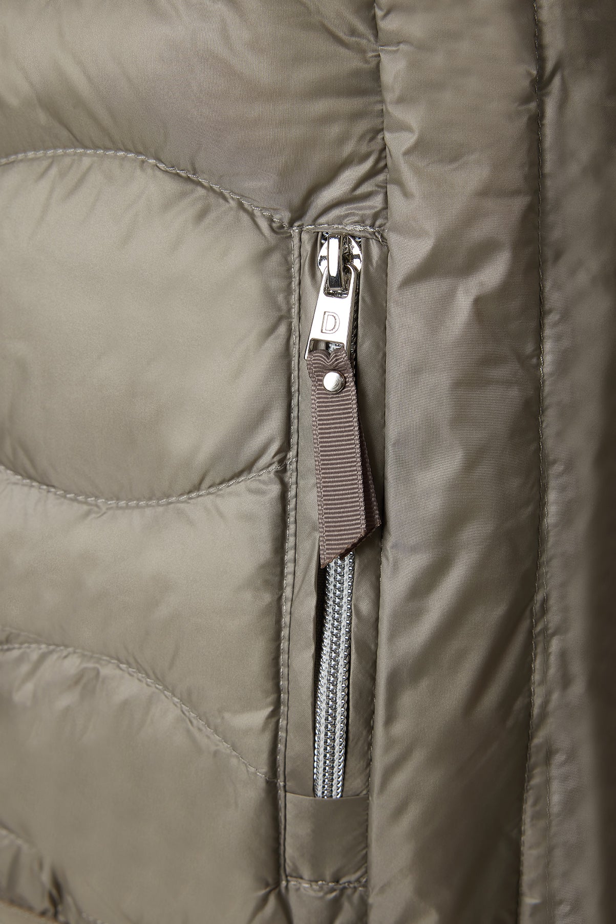 Windfield / Danwear Vera Lette dunjakker 04 Asure green