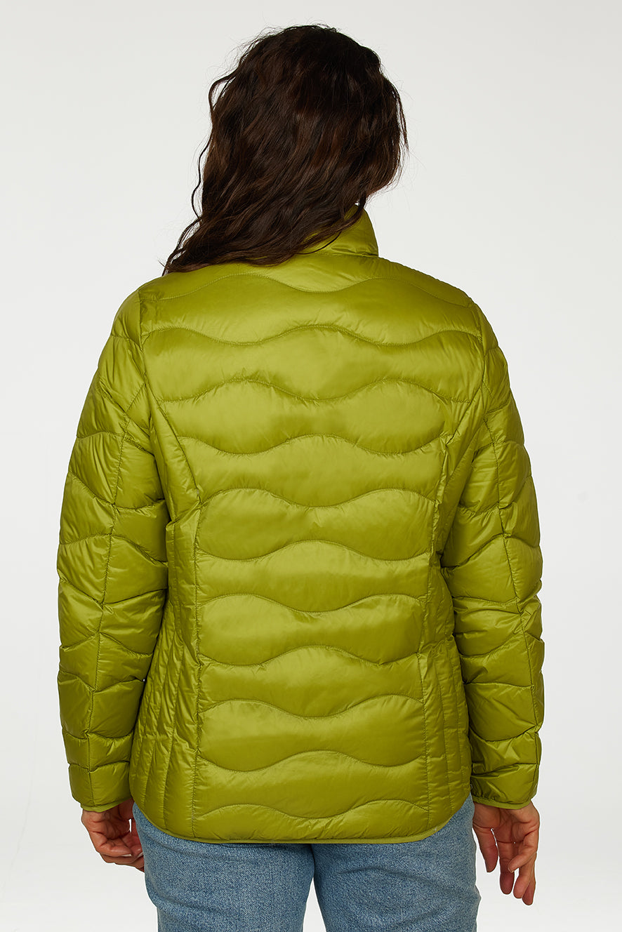 Windfield / Danwear Vera Lette dunjakker 24 Lime