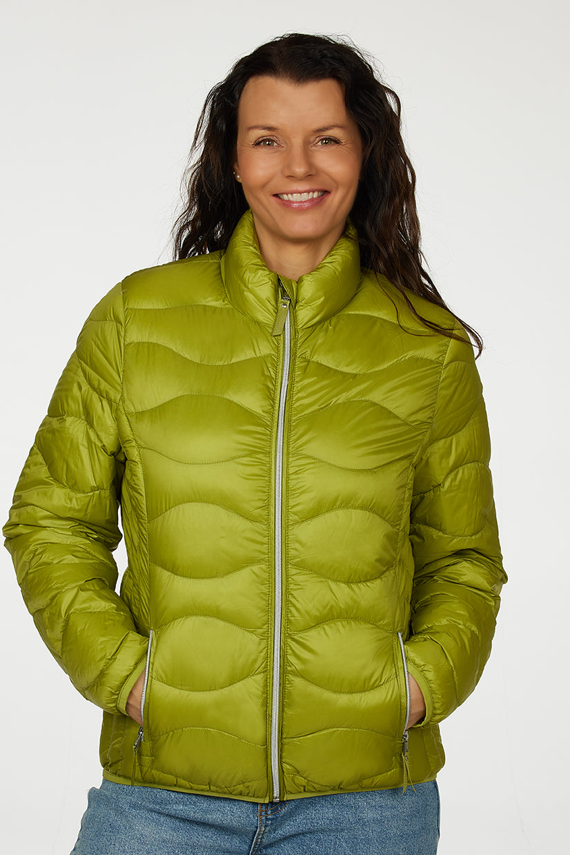 Windfield / Danwear Vera Lette dunjakker 24 Lime