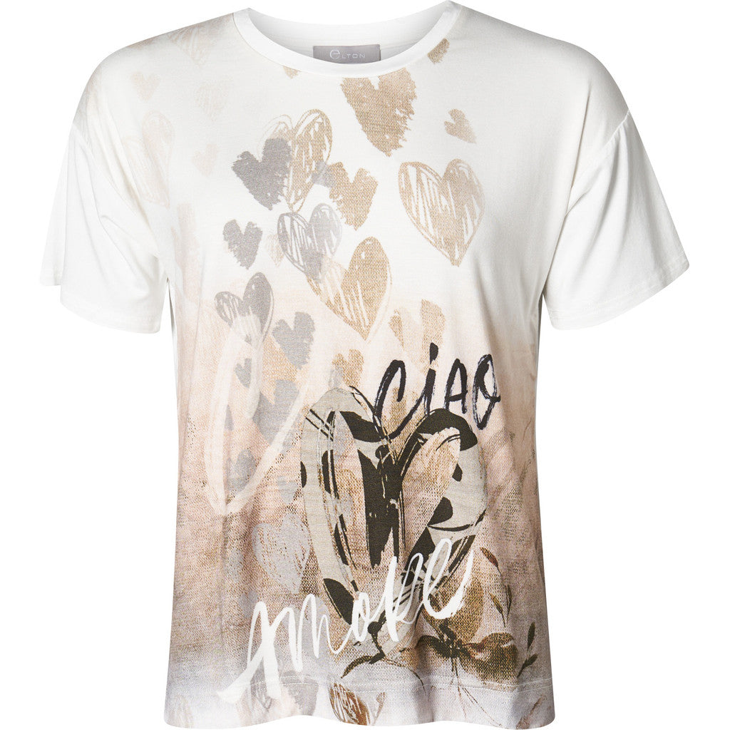 ETHeart T-shirt med hjerteprint