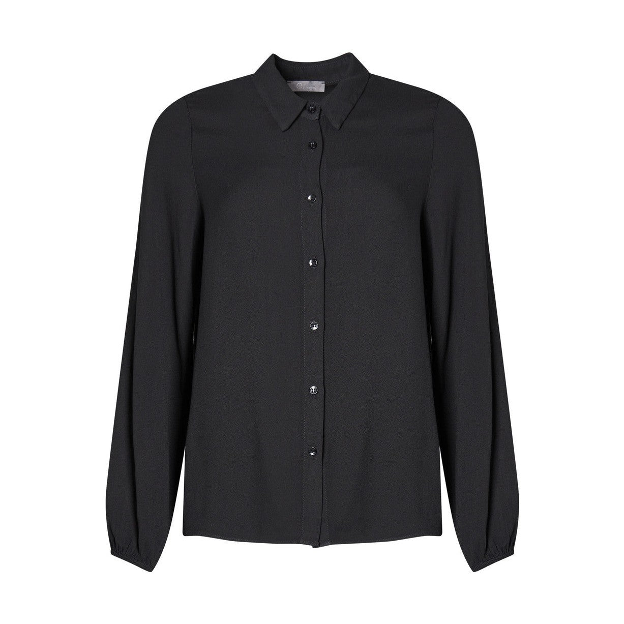 Skjortebluse sort