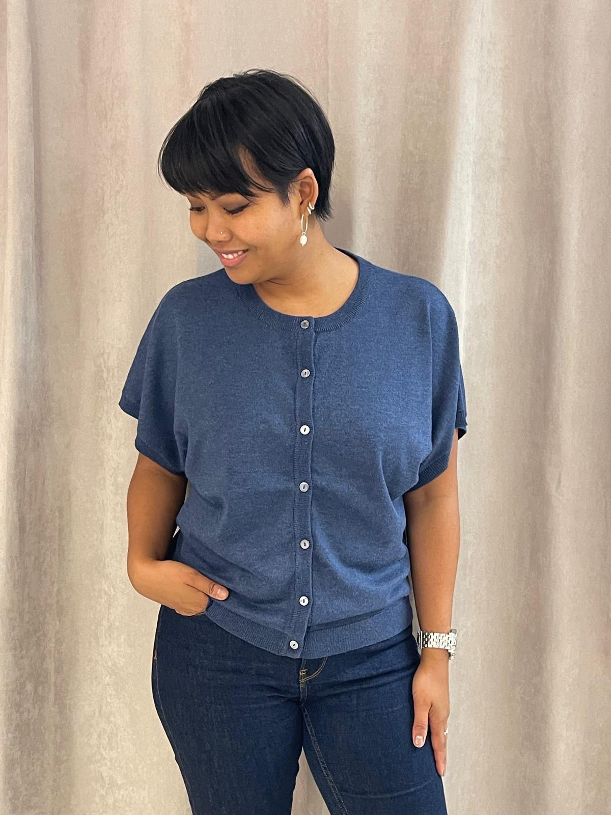 Slipover med knapper