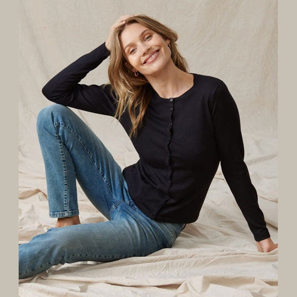 MilaSZ Cardigan R-neck