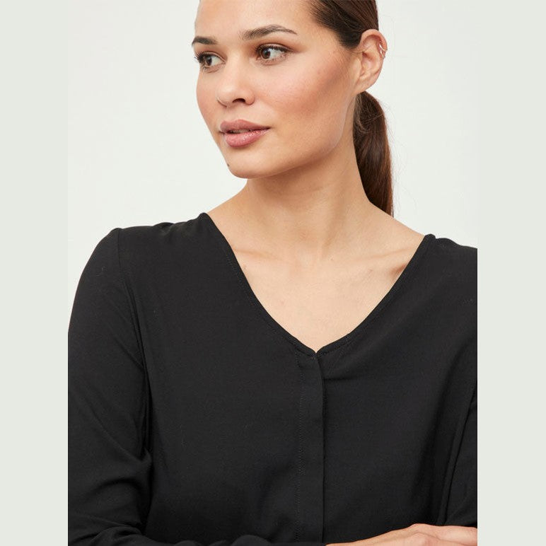 Vipaya V-Neck L/S Skjortebluse