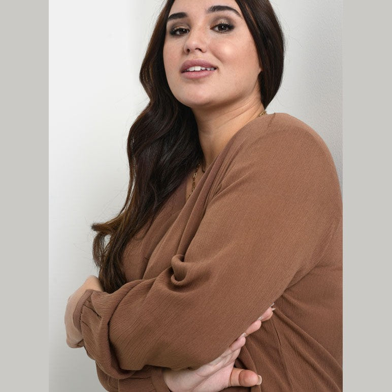 KCami LS Bluse - PLUS SIZE