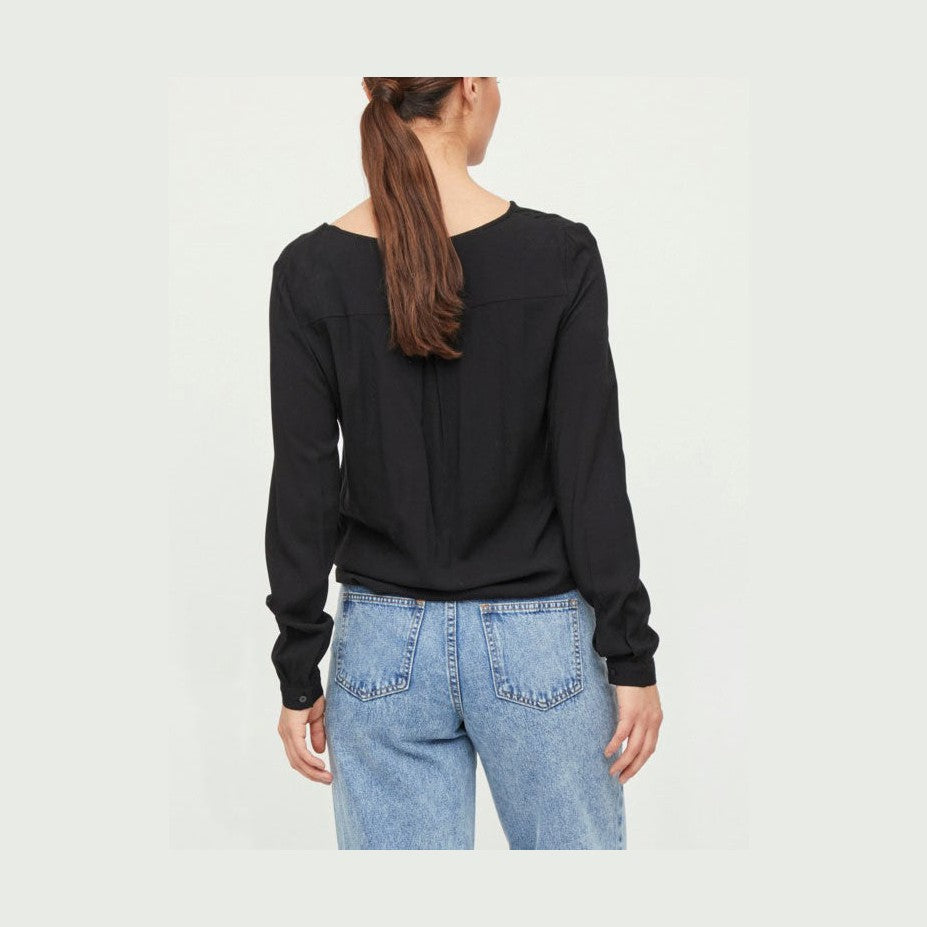 Vipaya V-Neck L/S Skjortebluse