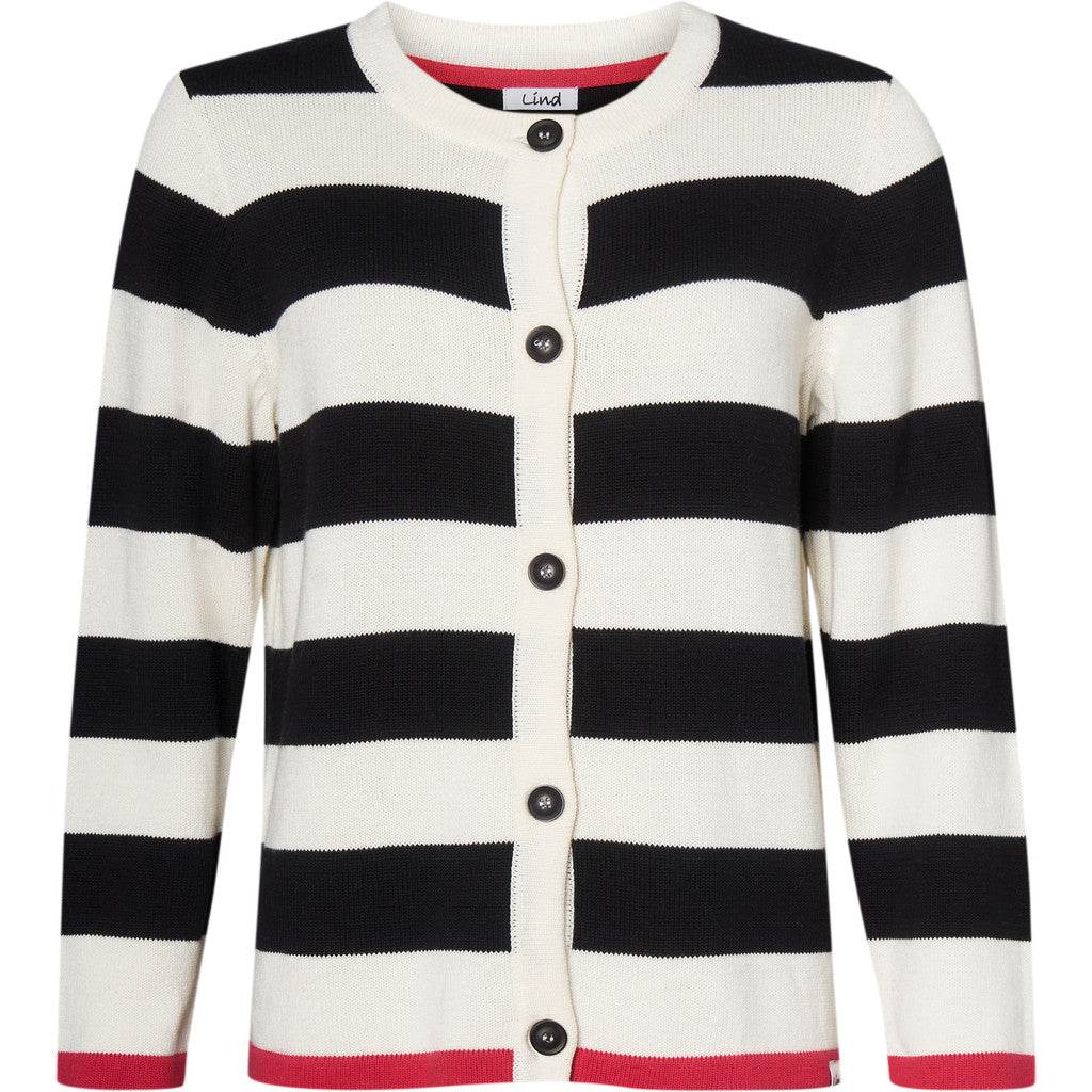 LiBrian stribet cardigan