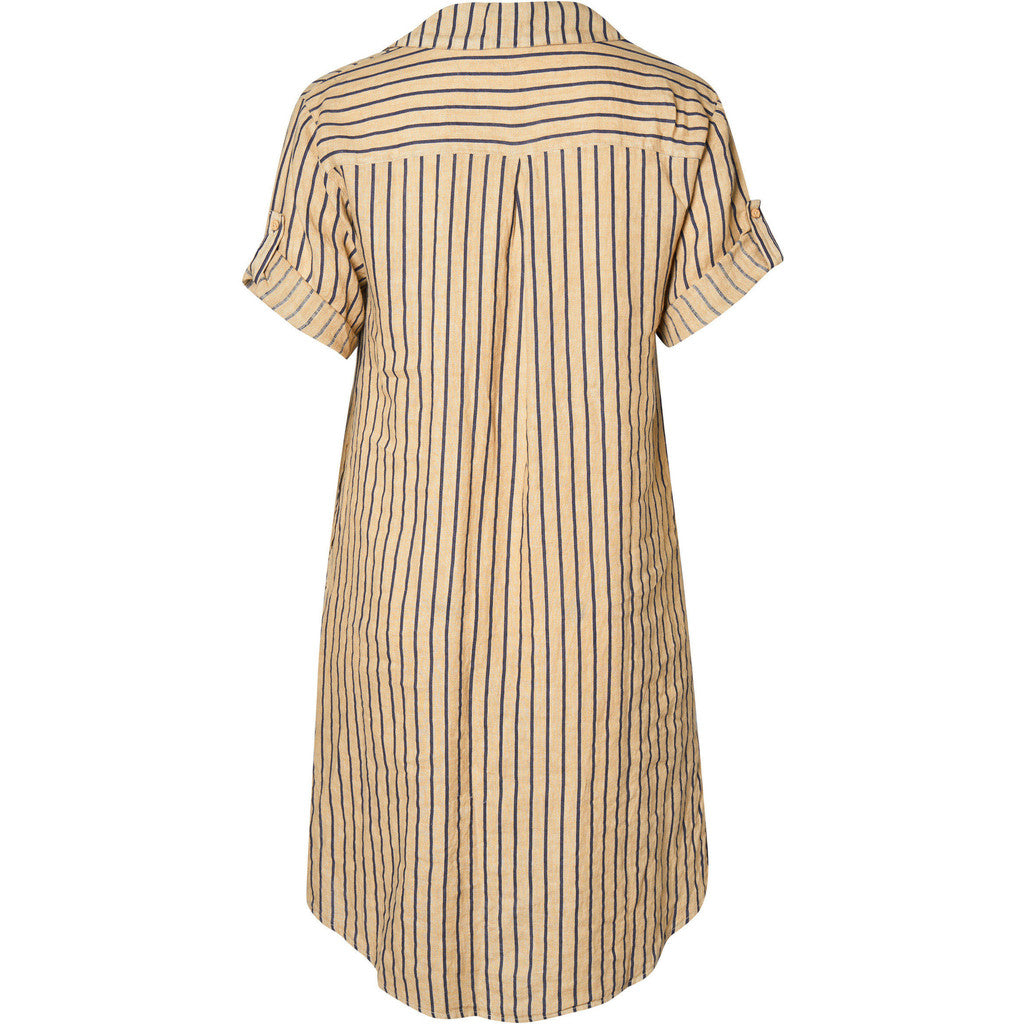 PNVanilia stribet hør Kjole