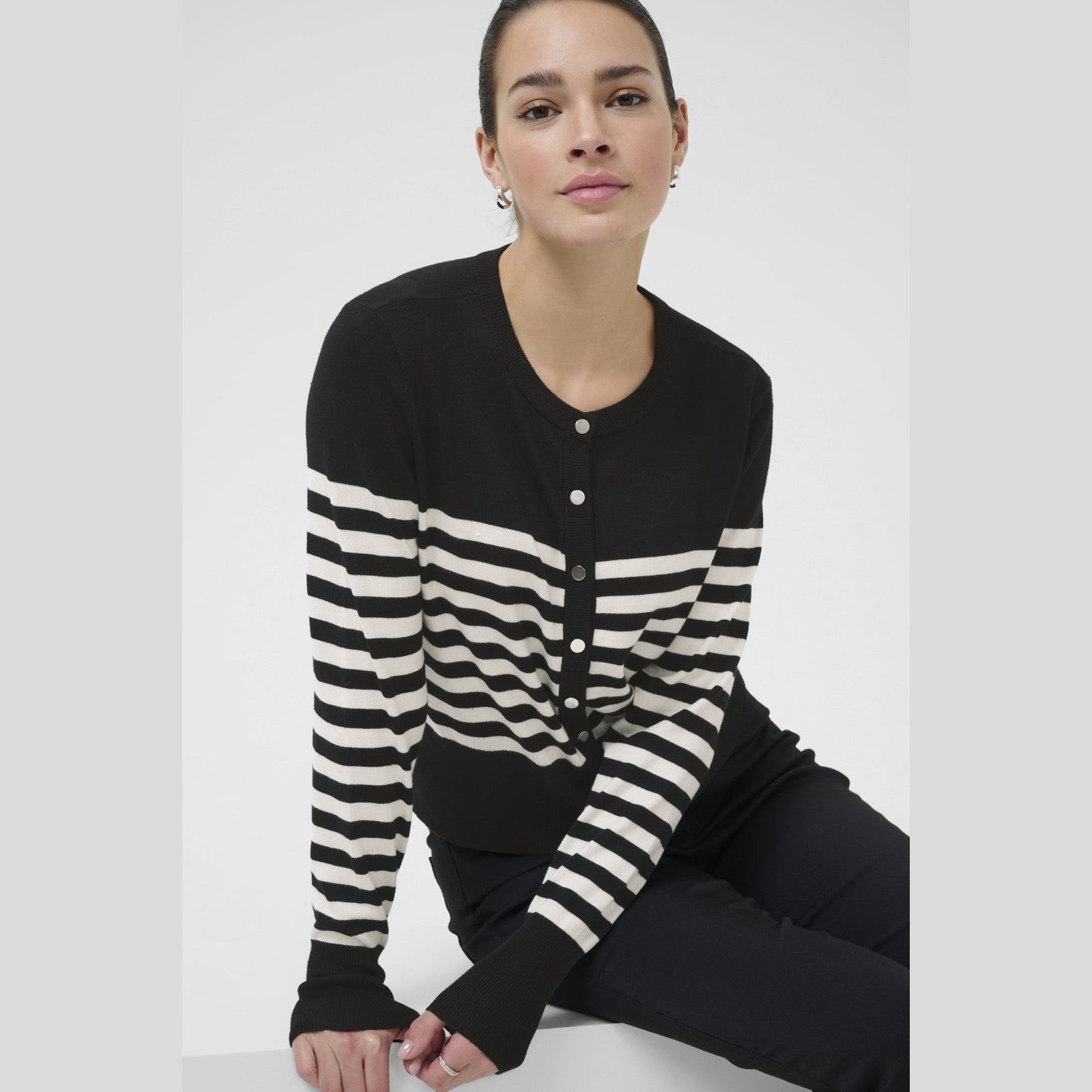 KAlizza Cardigan med striber