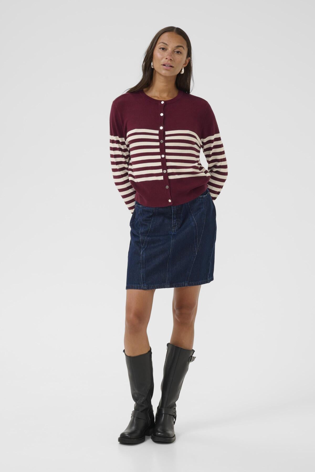 KAlizza Cardigan med striber