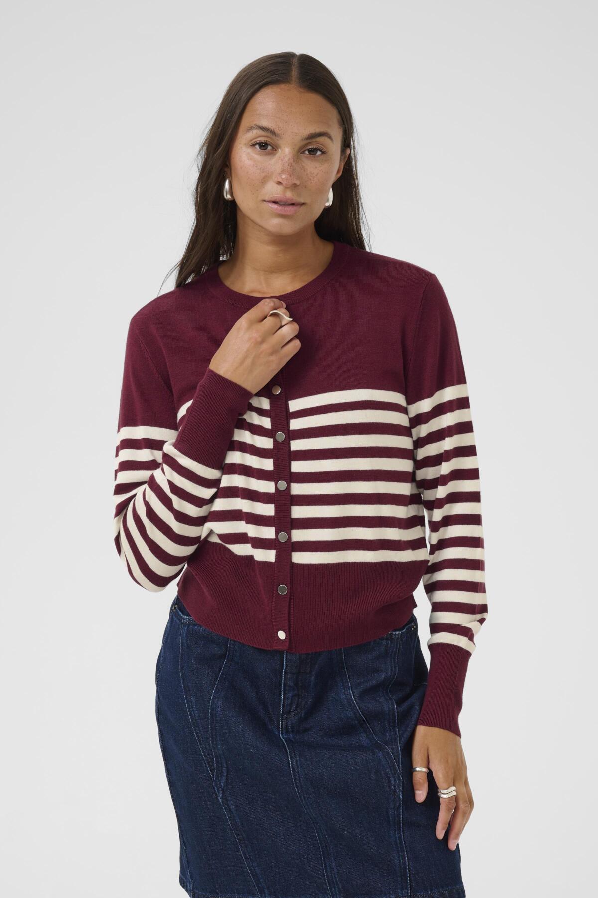 KAlizza Cardigan med striber