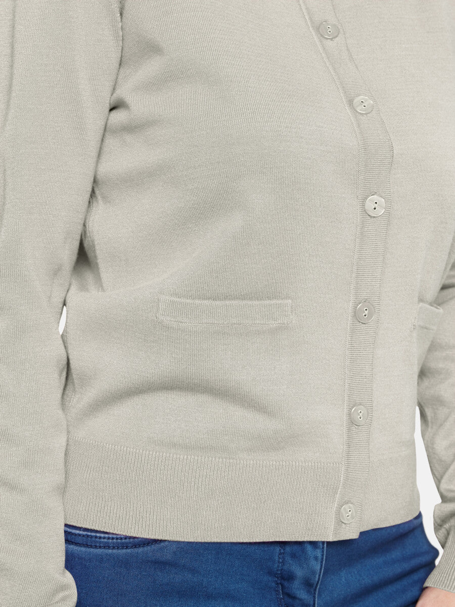 Klassisk cardigan m/lomme