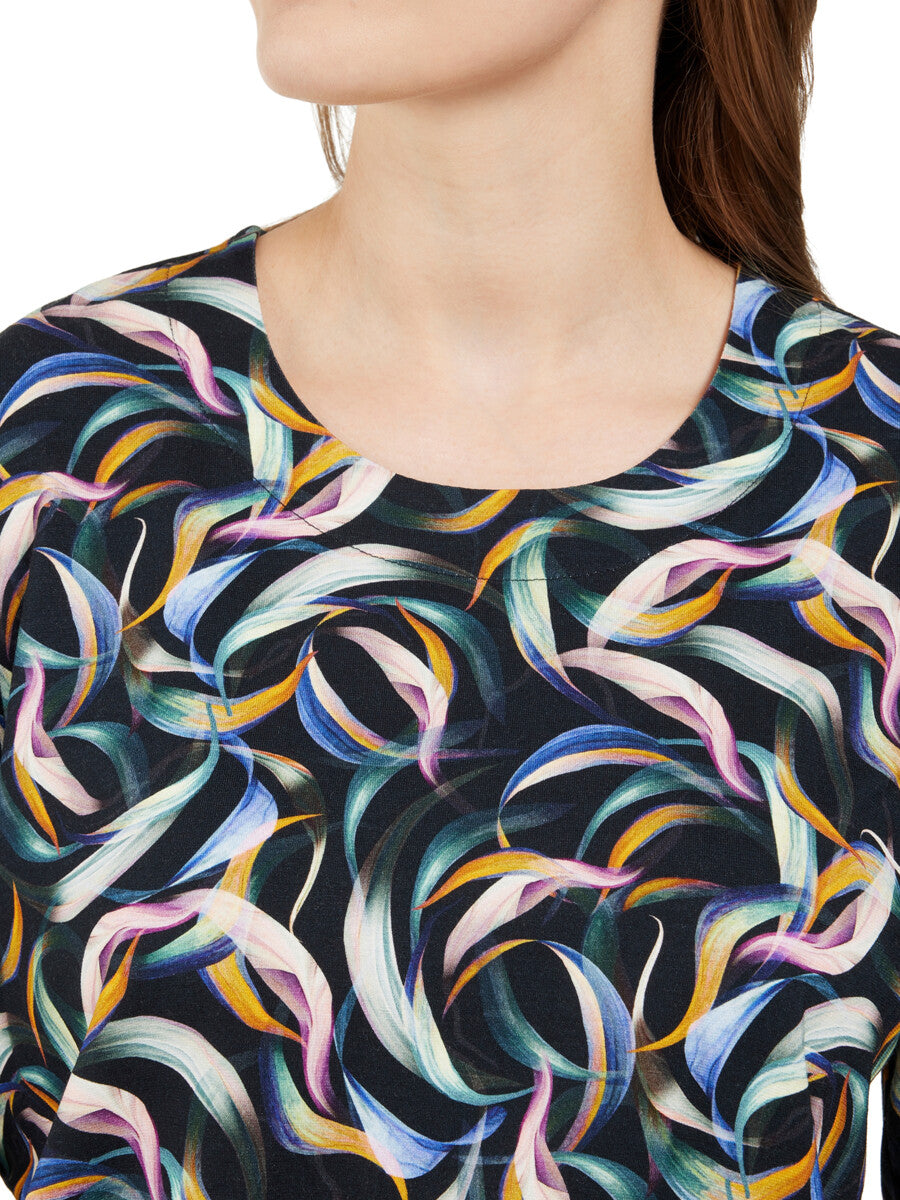 Mønstret T-shirt