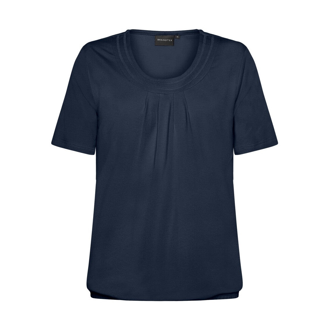 T-shirt med elastik i linningen