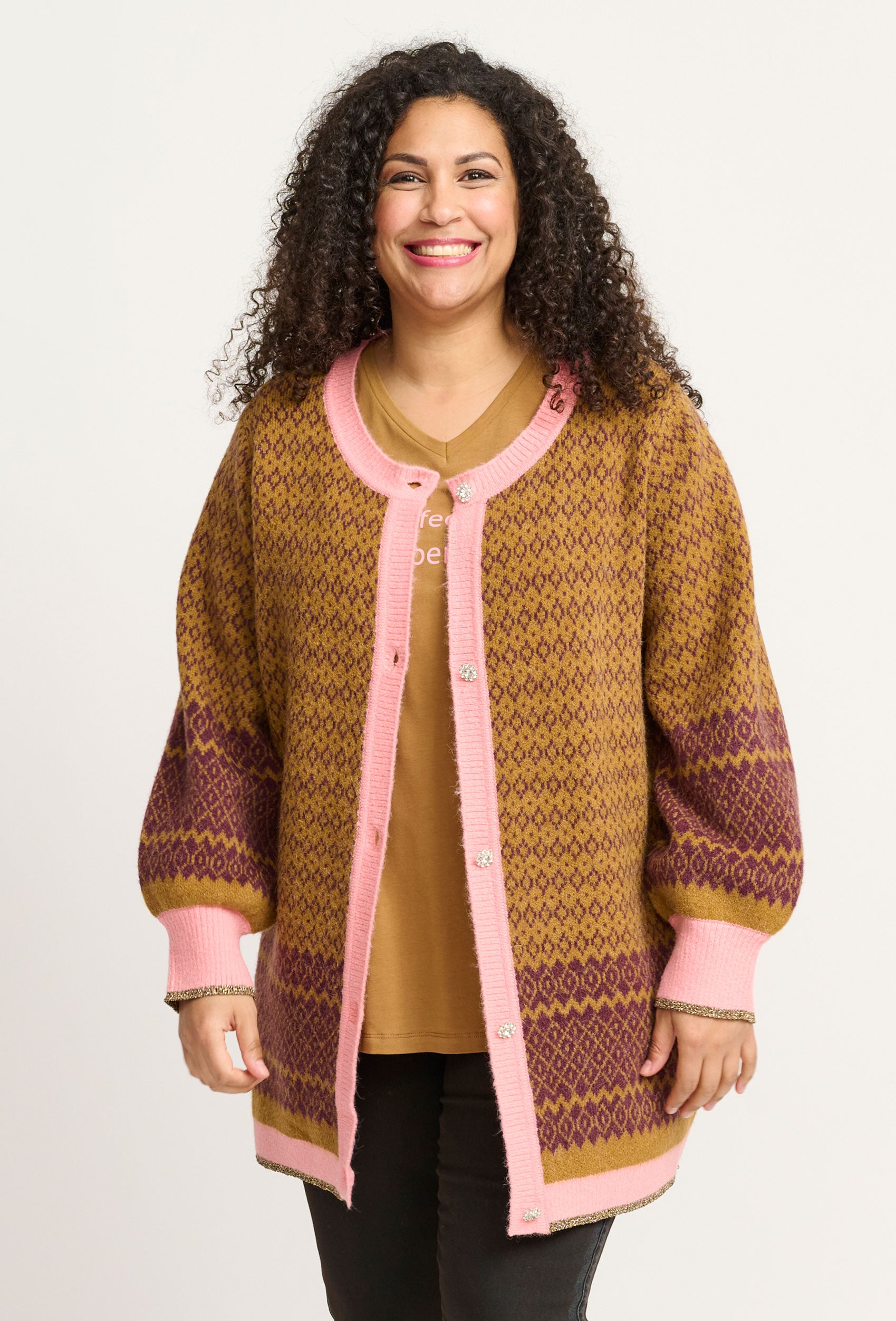 Adia AD Knit Cardigan 3380 Bronze Brown