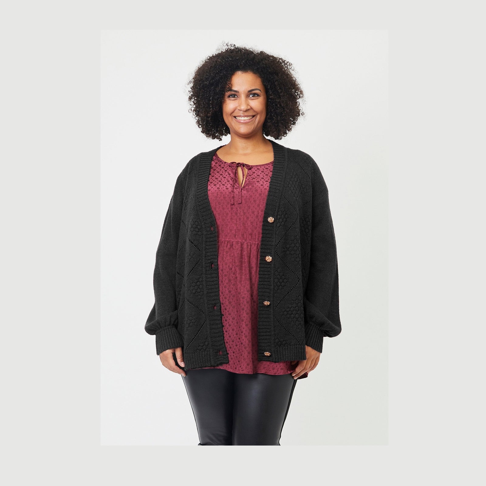 Adia ADAddison Knit Cardigan 9998 Black