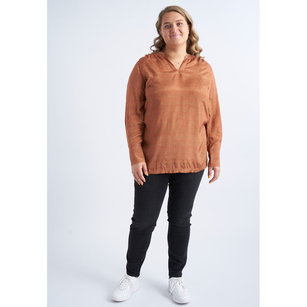 Adia ADAmia Bluser 3384 Leather Brown