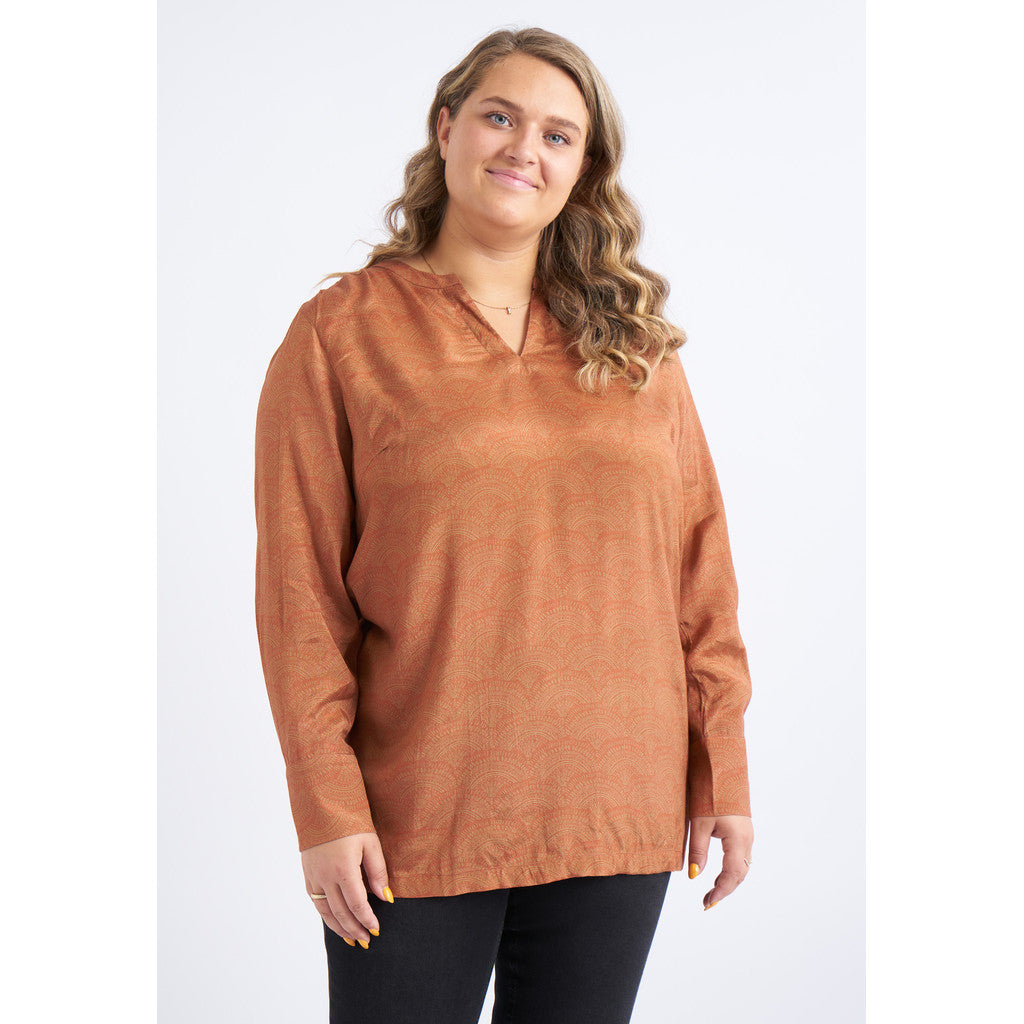 Adia ADAmia Bluser 3384 Leather Brown