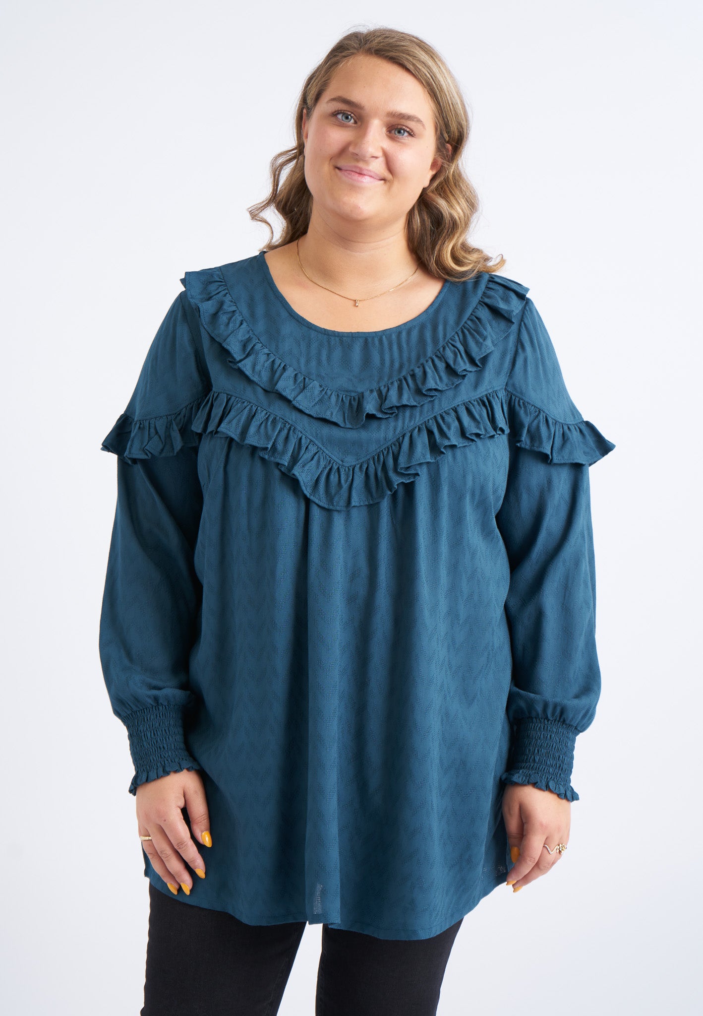 Adia ADAneli Bluser 4709 Dark Peacok