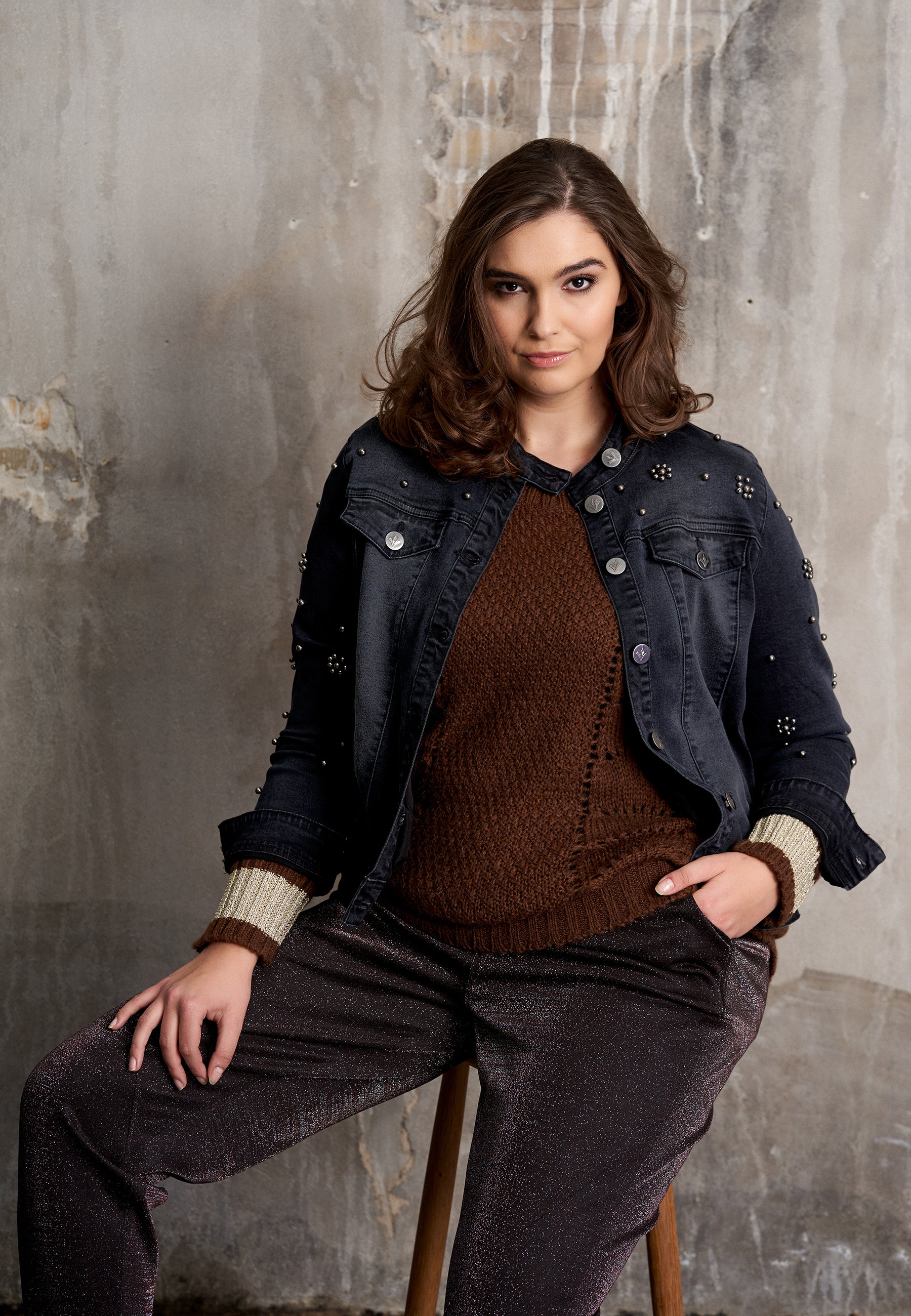 Adia ADAruri Jakker 6047 Charcoal
