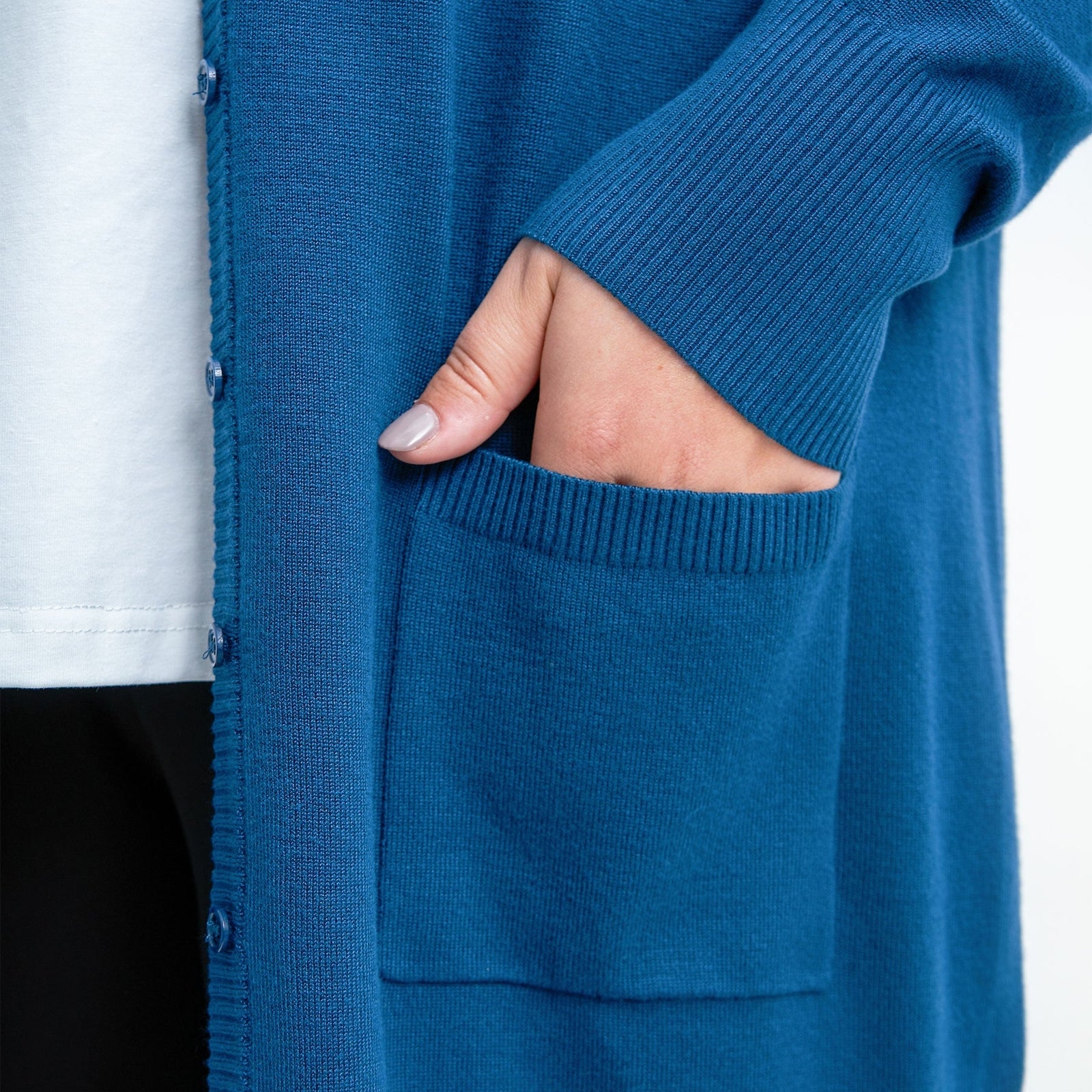 Adia ADAvis Knit Cardigan 4709 Dark Peacok