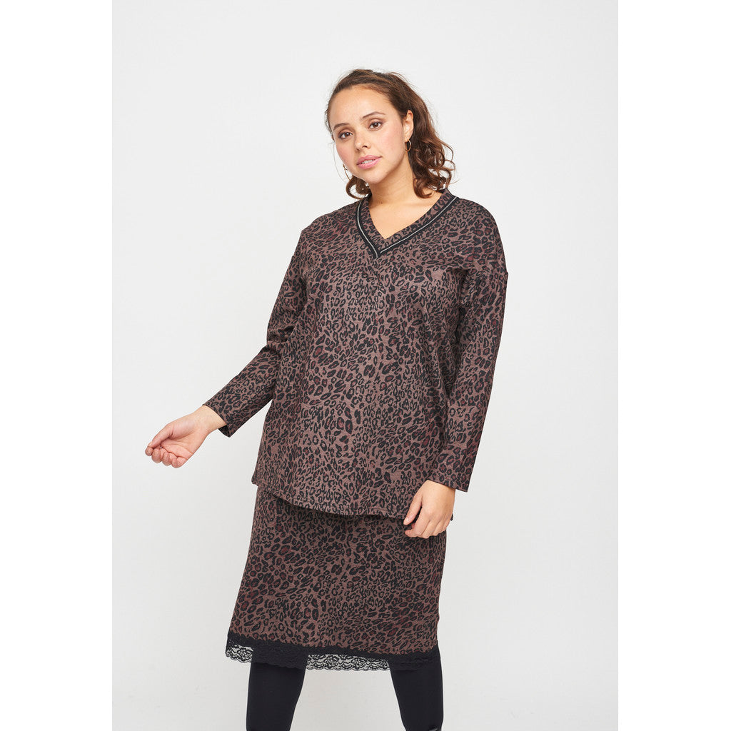 Adia ADAylin Knit Pullover 1500 BROWN