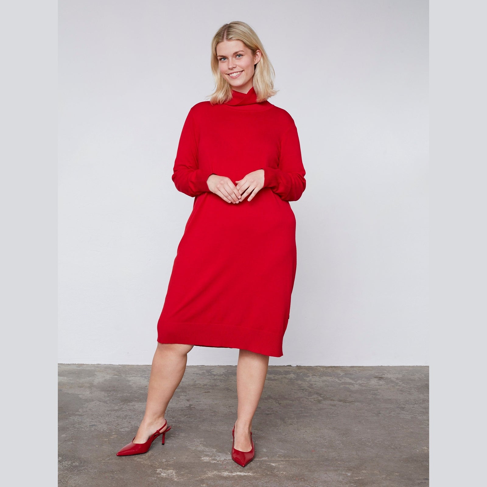 Adia ADAzar Knit Dress 2500 RED