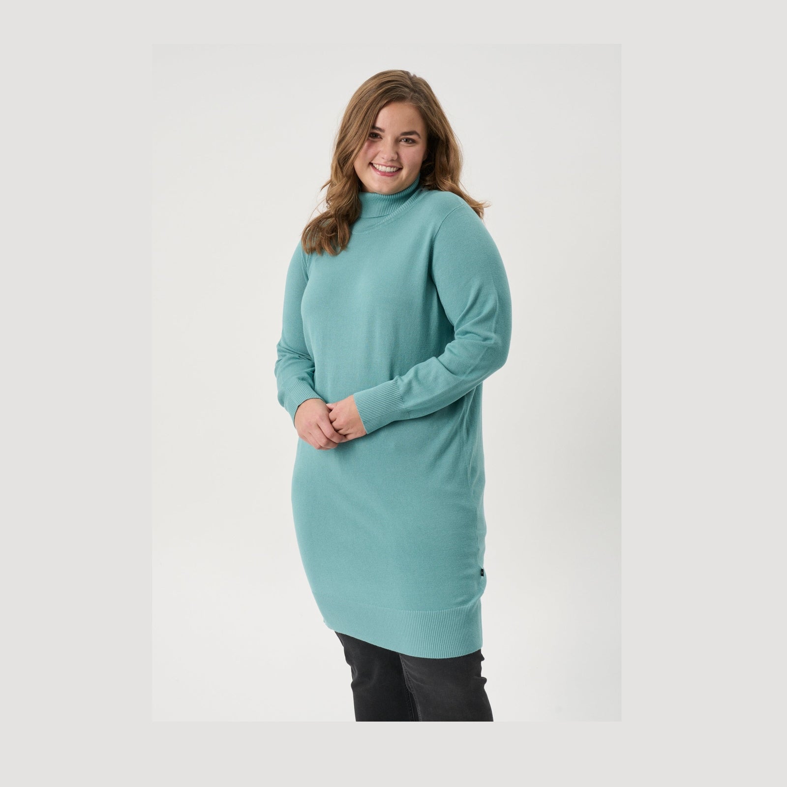 Adia ADAzar Knit Dress 5503 Peacok Blue