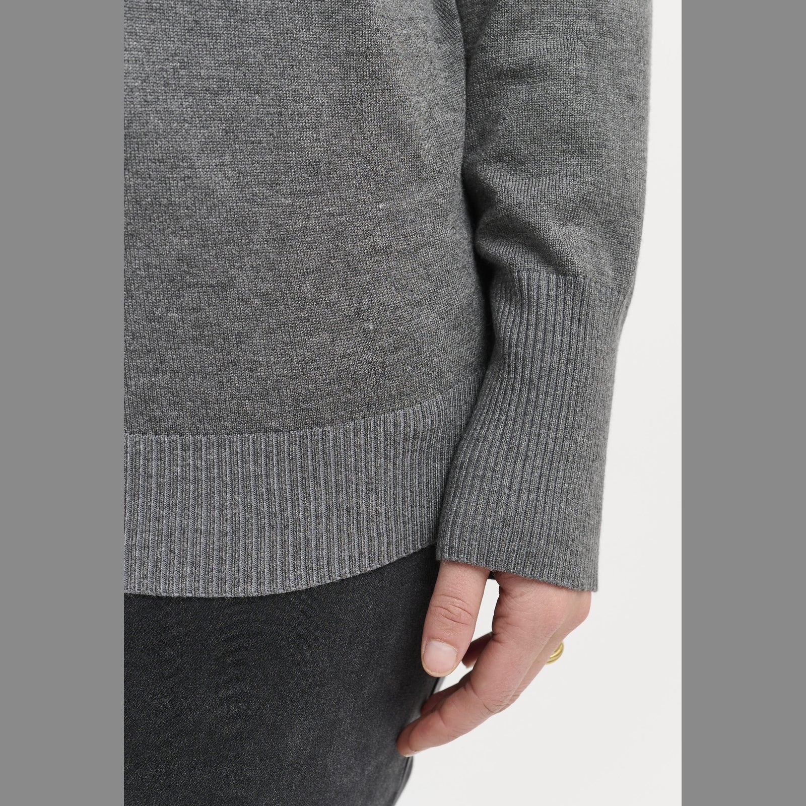 Adia ADAzelea Knit Pullover 9900 anthracite grey