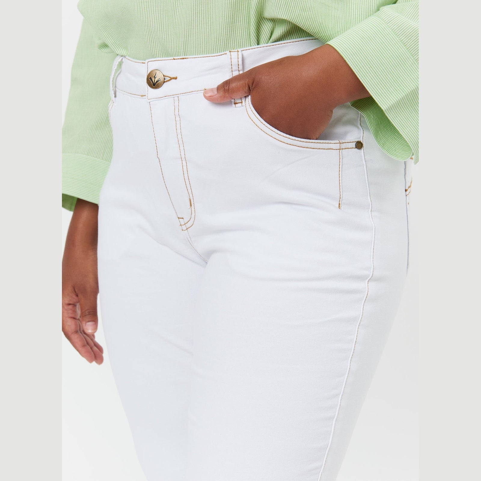 Adia ADBenita Bukser 002 Optical white