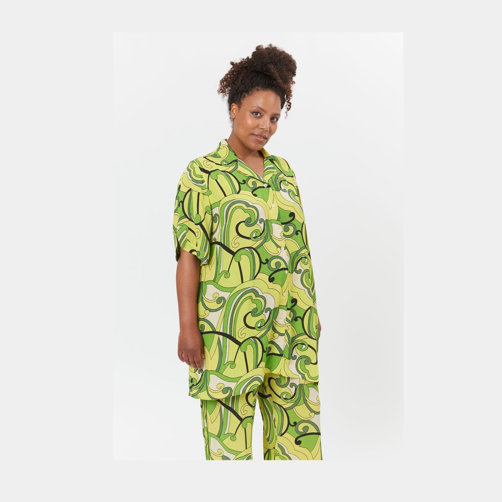 Adia ADBertea Skjortebluser 5635 Daiquiri Green