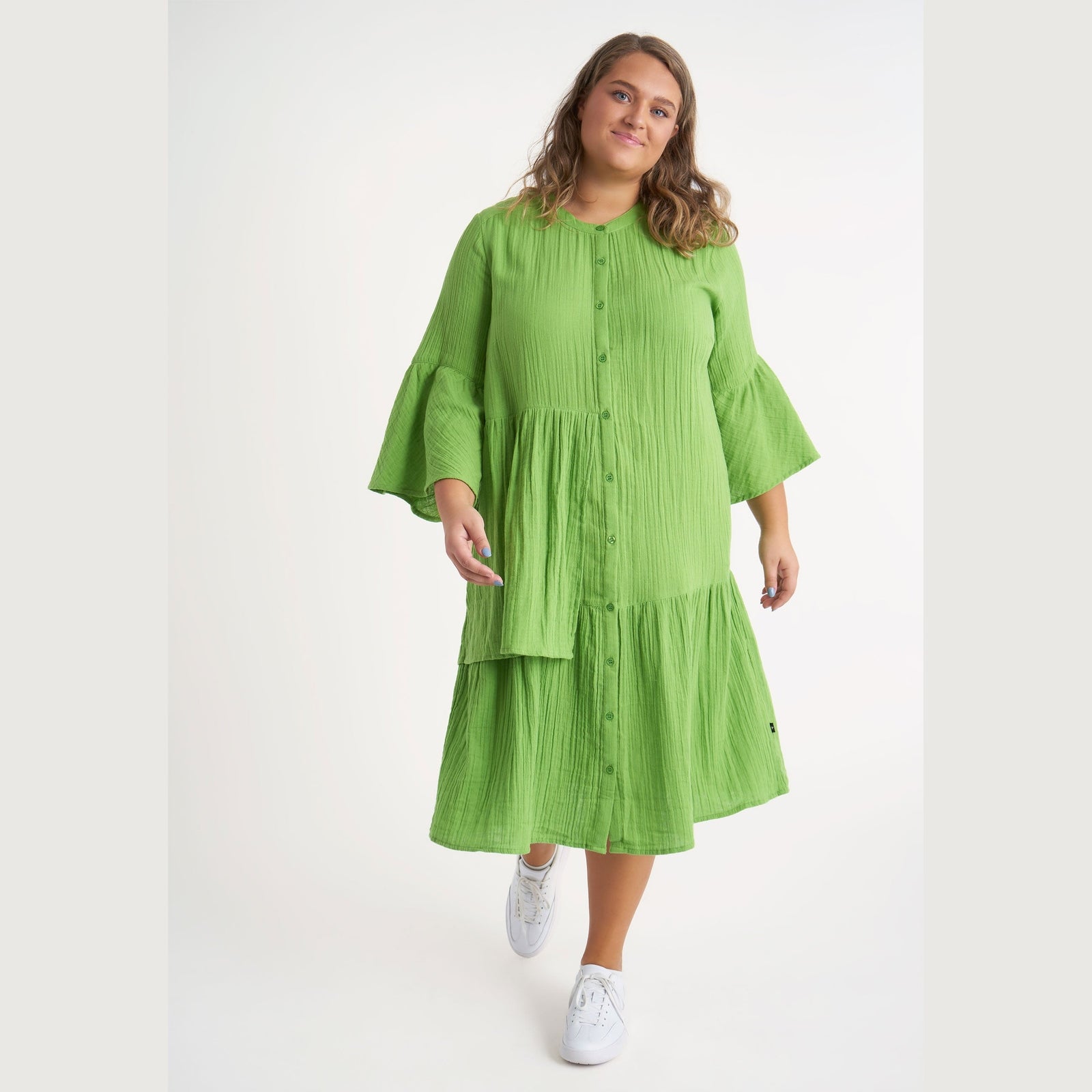 Adia ADBibbi Kjoler 5636 Green Banana