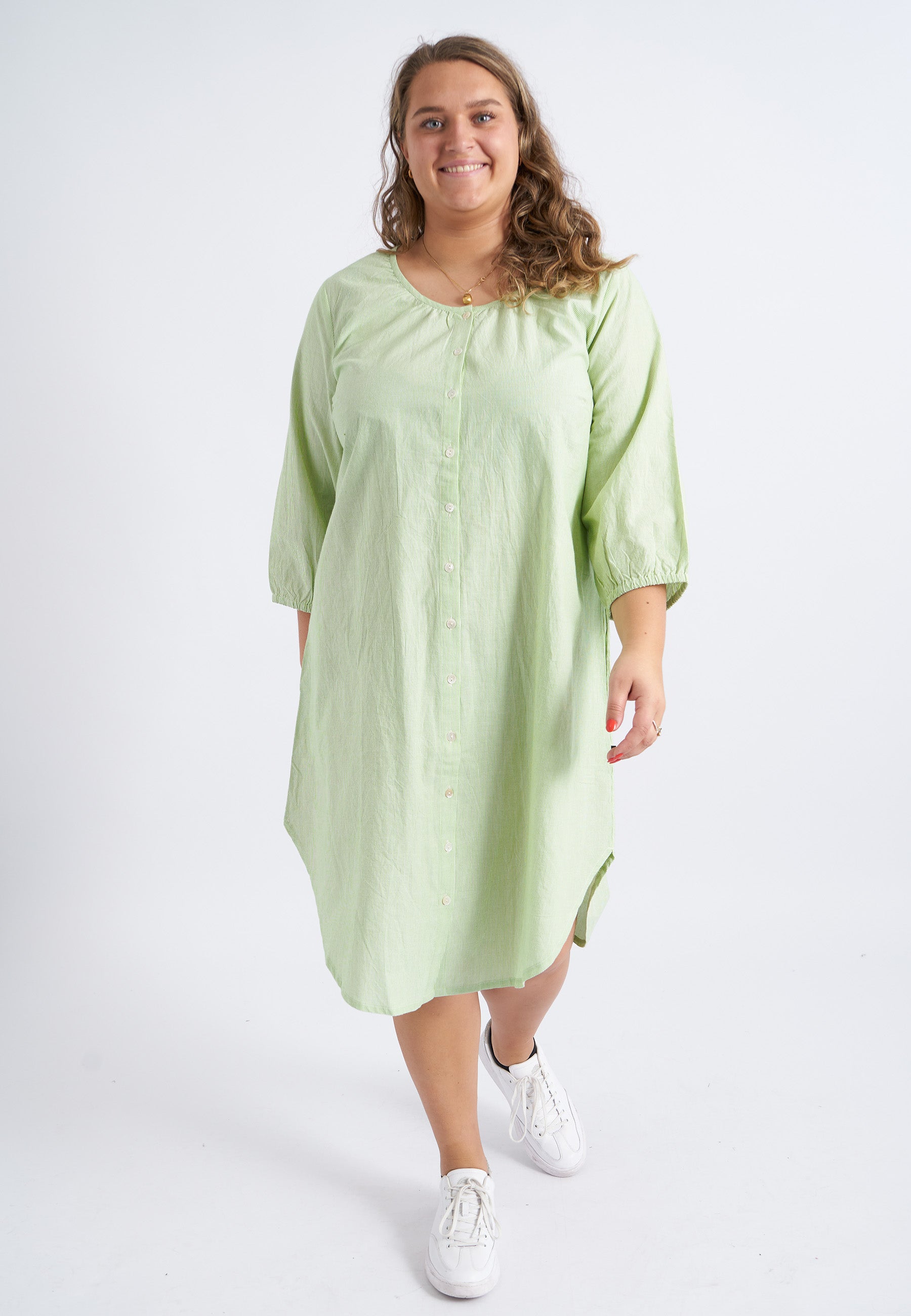 Adia ADBitten Kjoler 5636 Green Banana
