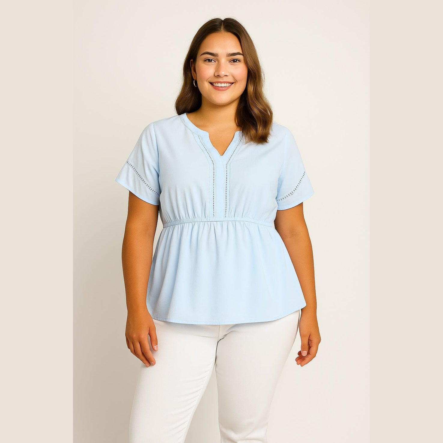 Adia ADCathinka Bluser 5000 LIGHT BLUE