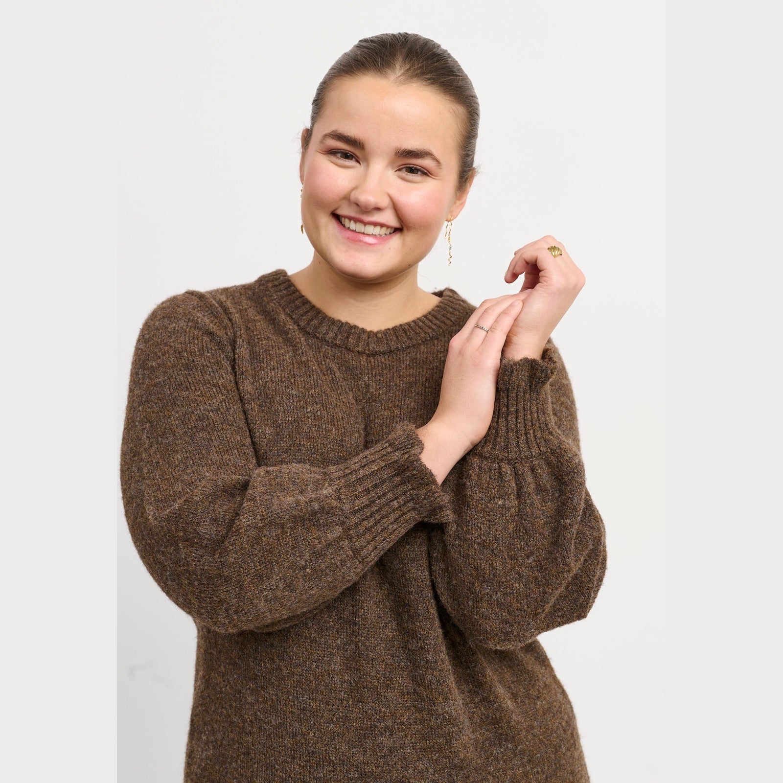 Adia ADDamai Knit Dress 1700 Chocolate Brown