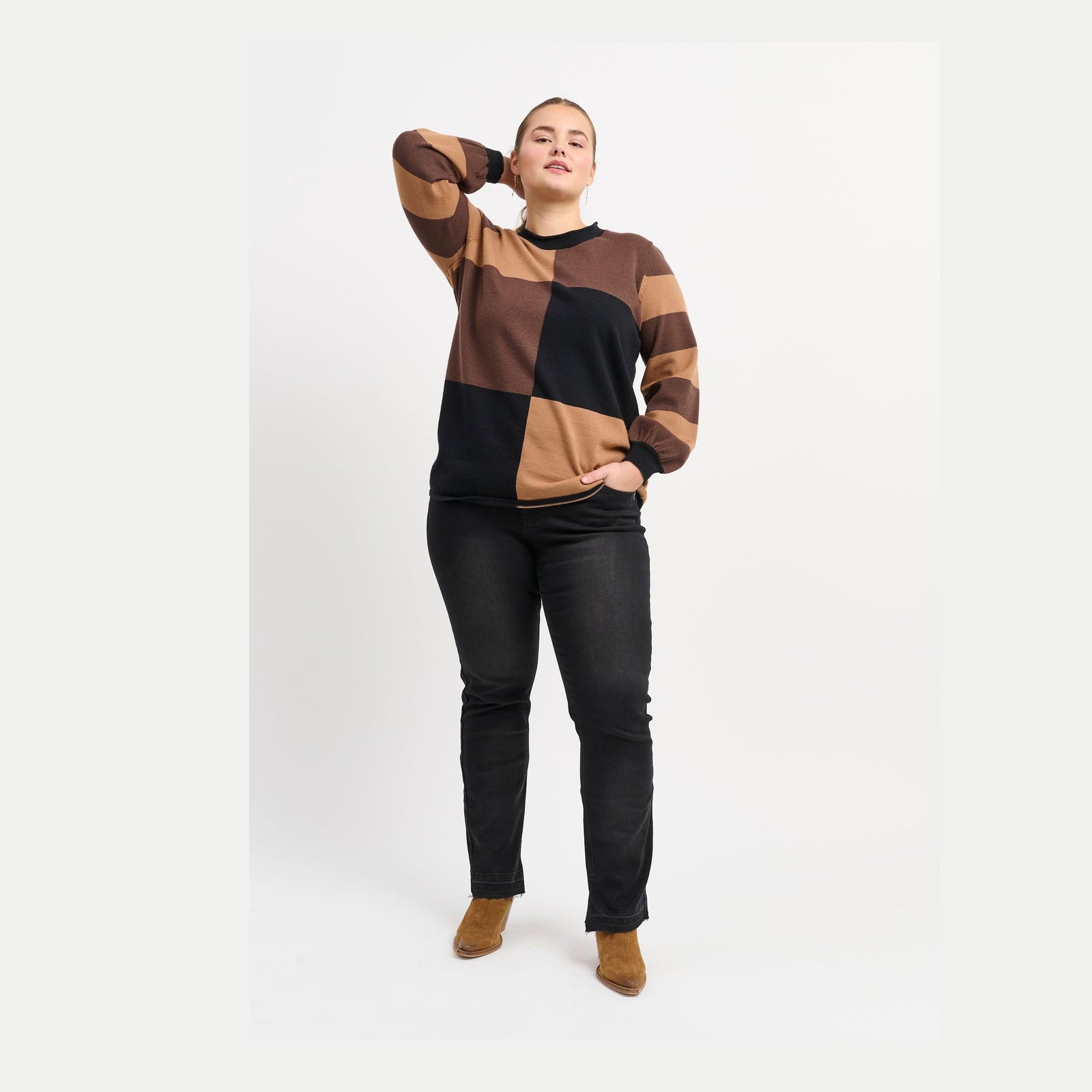 Adia ADDanu Knit Pullover 9999 BLACK