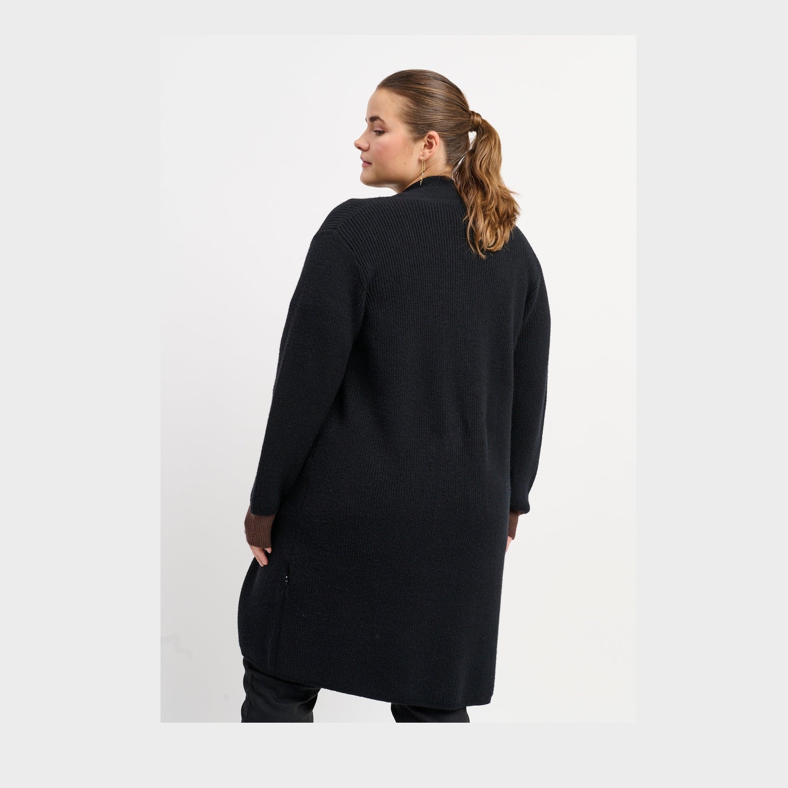 Adia ADDarsi Knit Cardigan 9999 BLACK