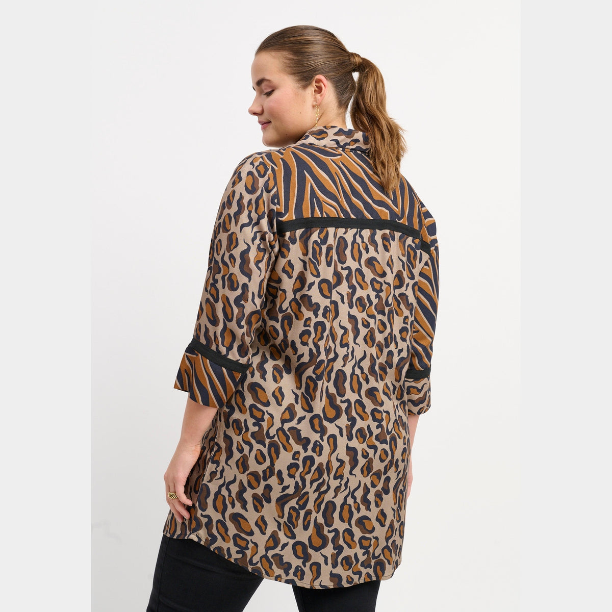 Adia ADDelsa Skjortebluser 1700 Chocolate Brown