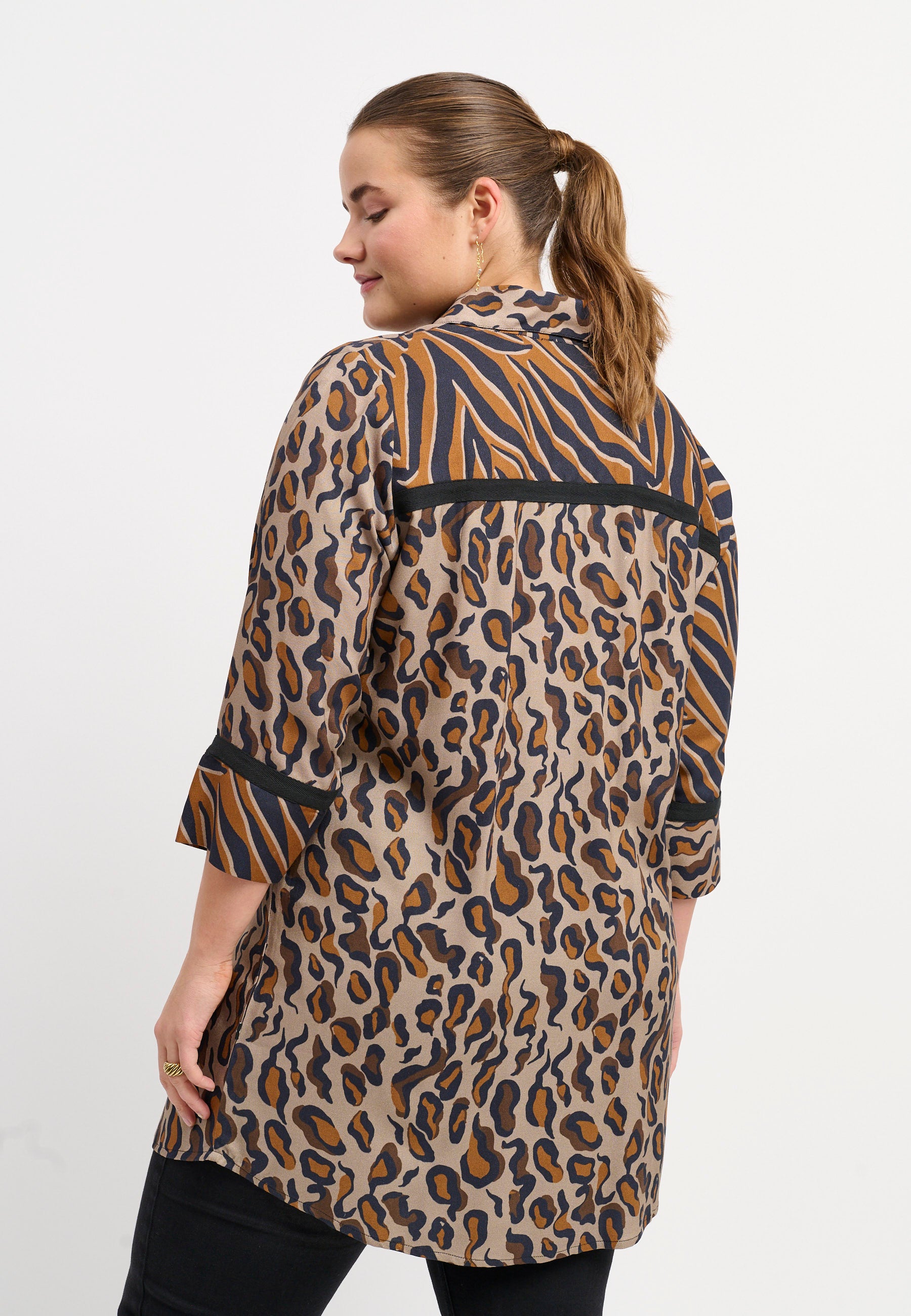 Adia ADDelsa Skjortebluser 1700 Chocolate Brown