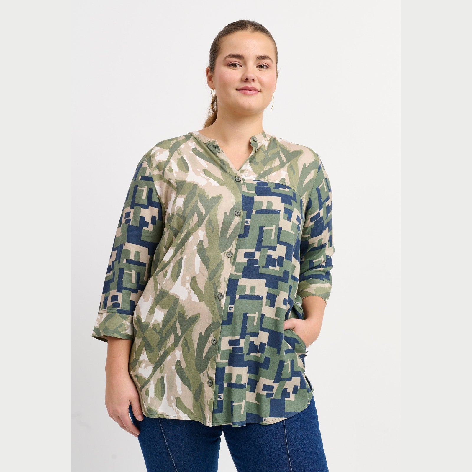 Adia ADDini Bluser 3880 Chive Green