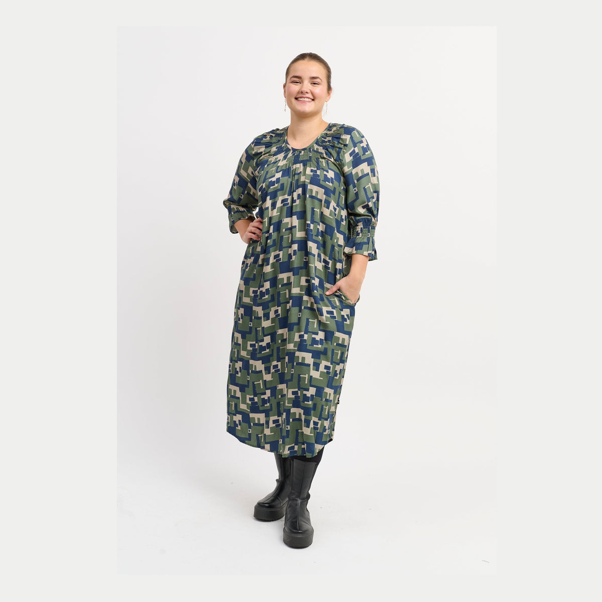Adia ADDitta Kjoler 3880 Chive Green