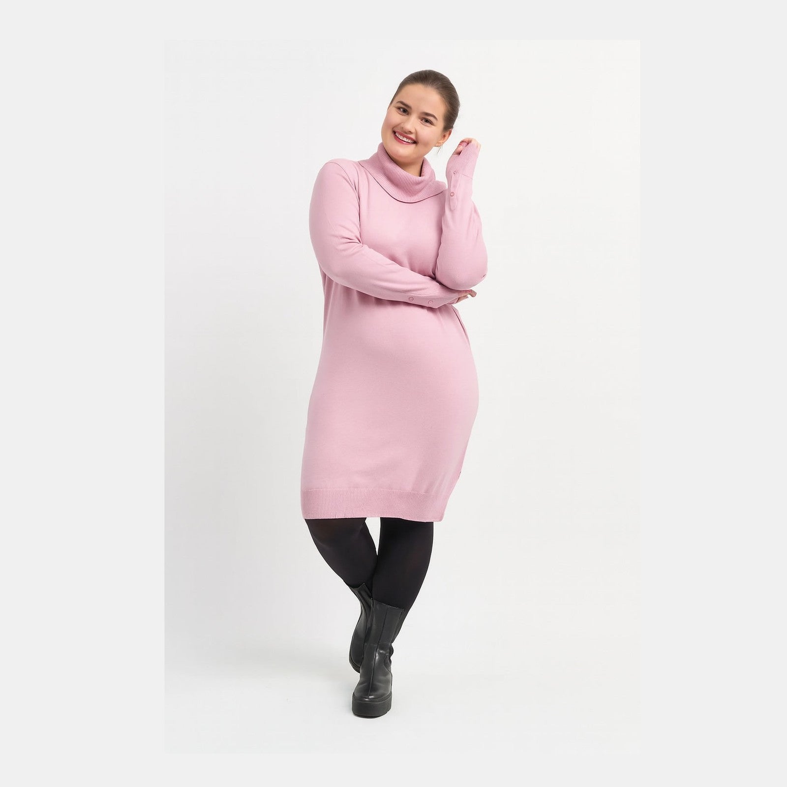 Adia ADDorota Knit Dress 2051 Rose