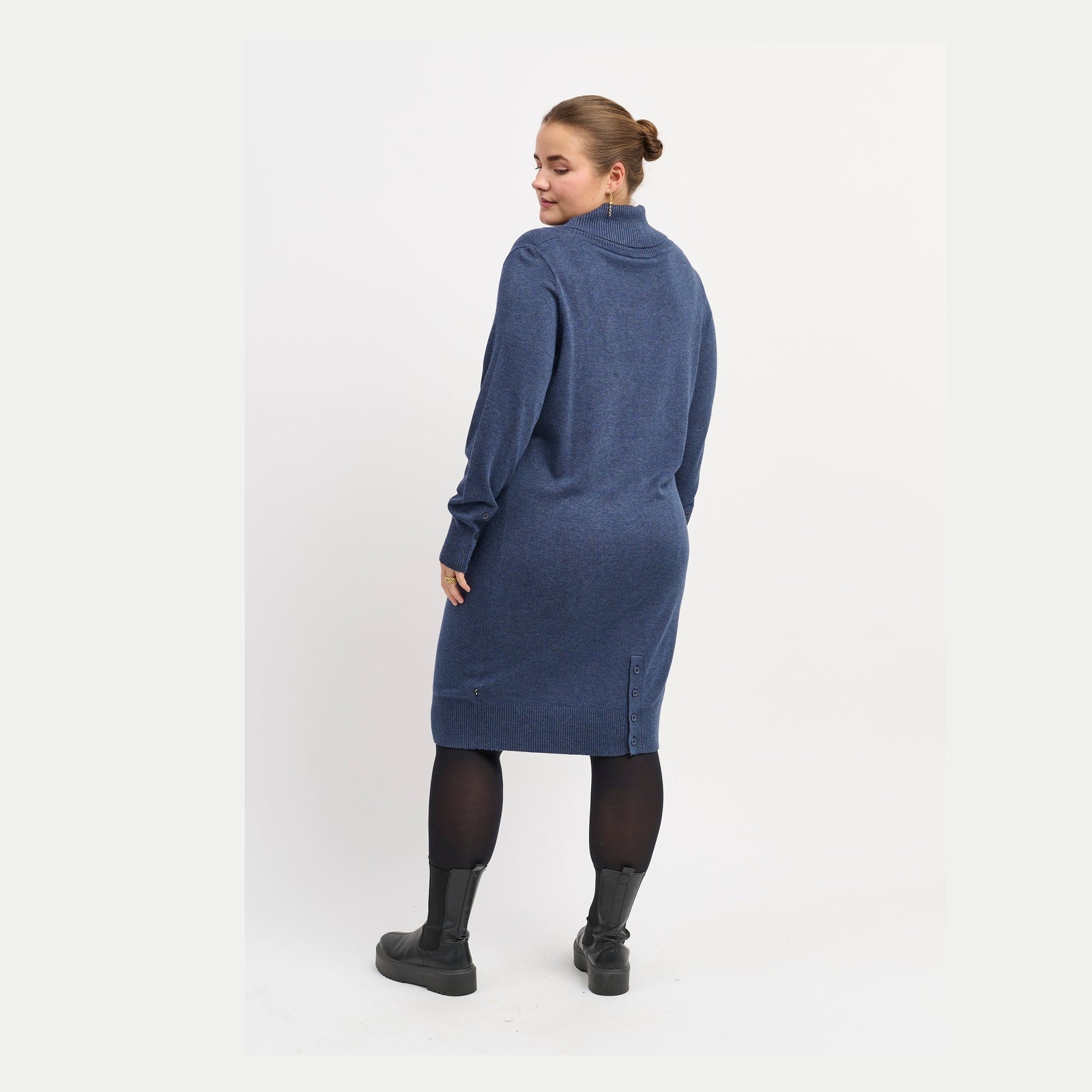 Adia ADDorota Knit Dress 5650 blue melange