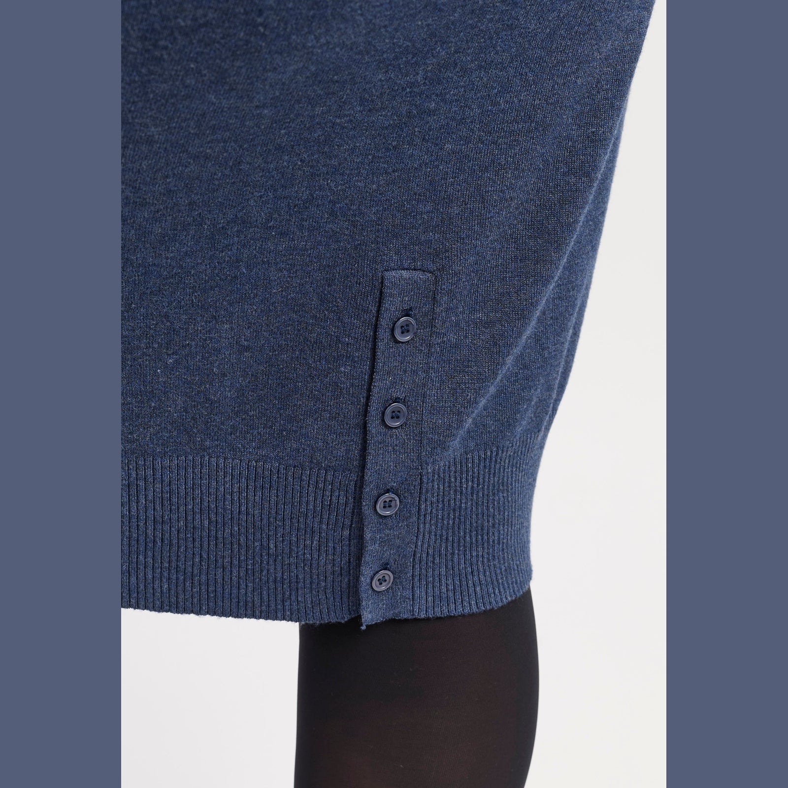 Adia ADDorota Knit Dress 5650 blue melange