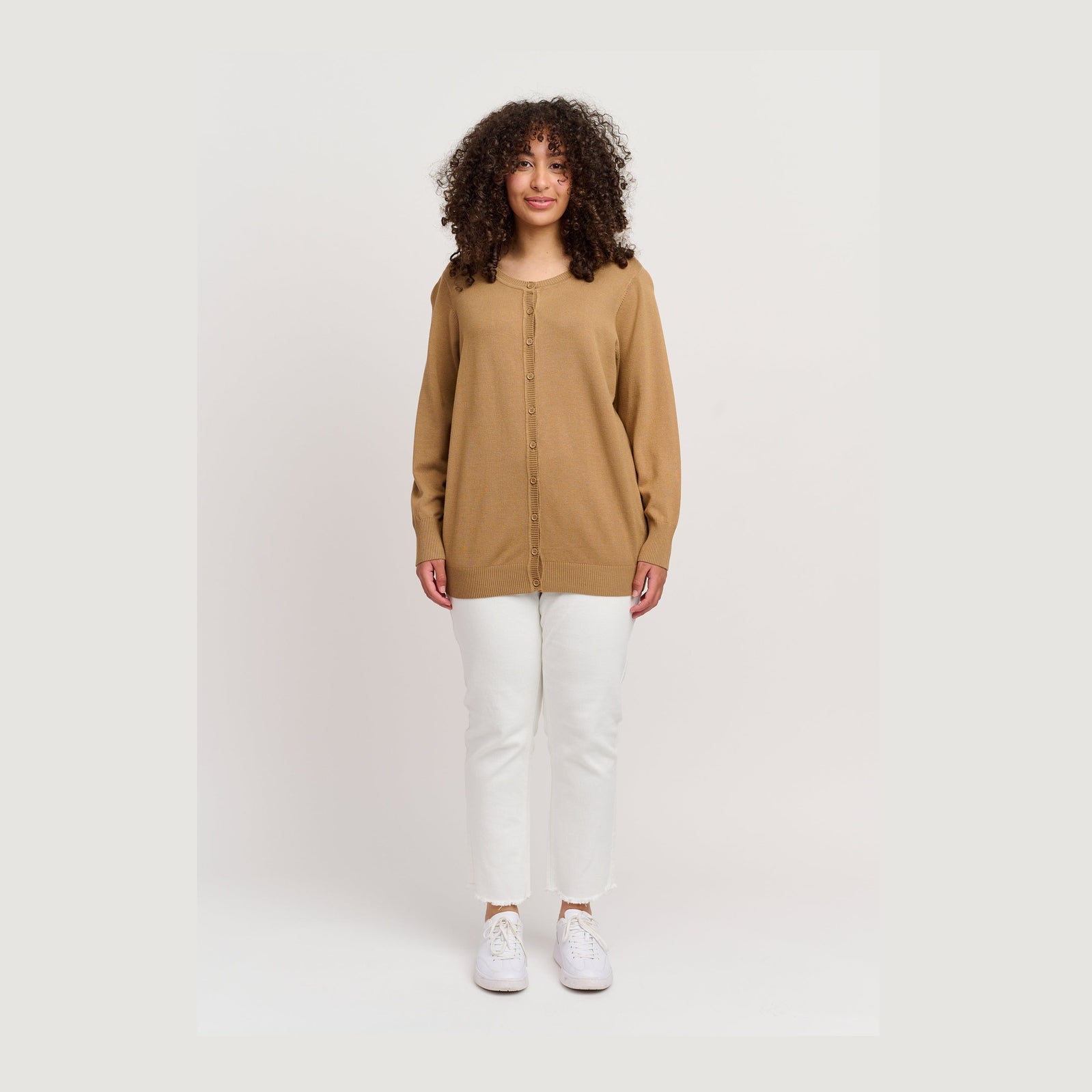Adia ADEivor Knit Cardigan 1260 Spring Sand