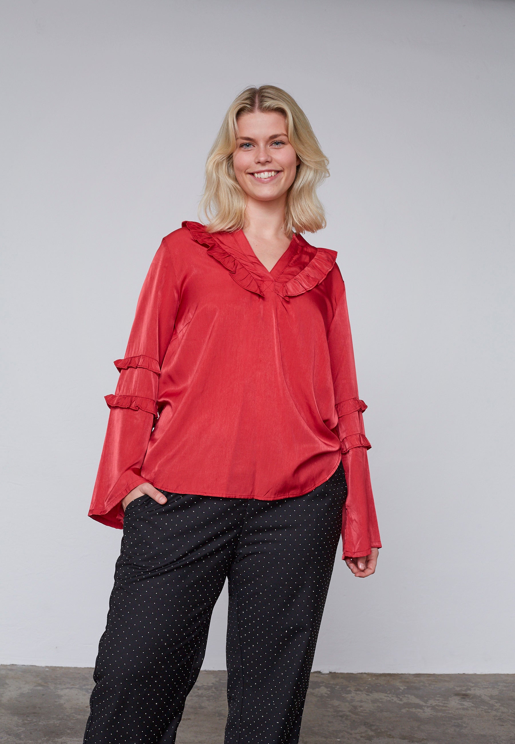 Adia ADEla Bluser 2510 Norwegian red