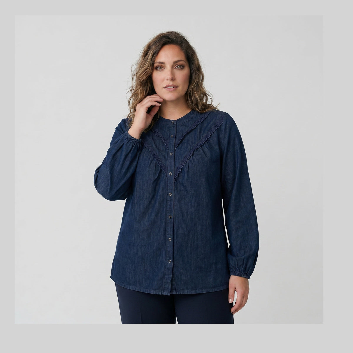 Adia ADFeline Bluser 5999 NAVY BLUE