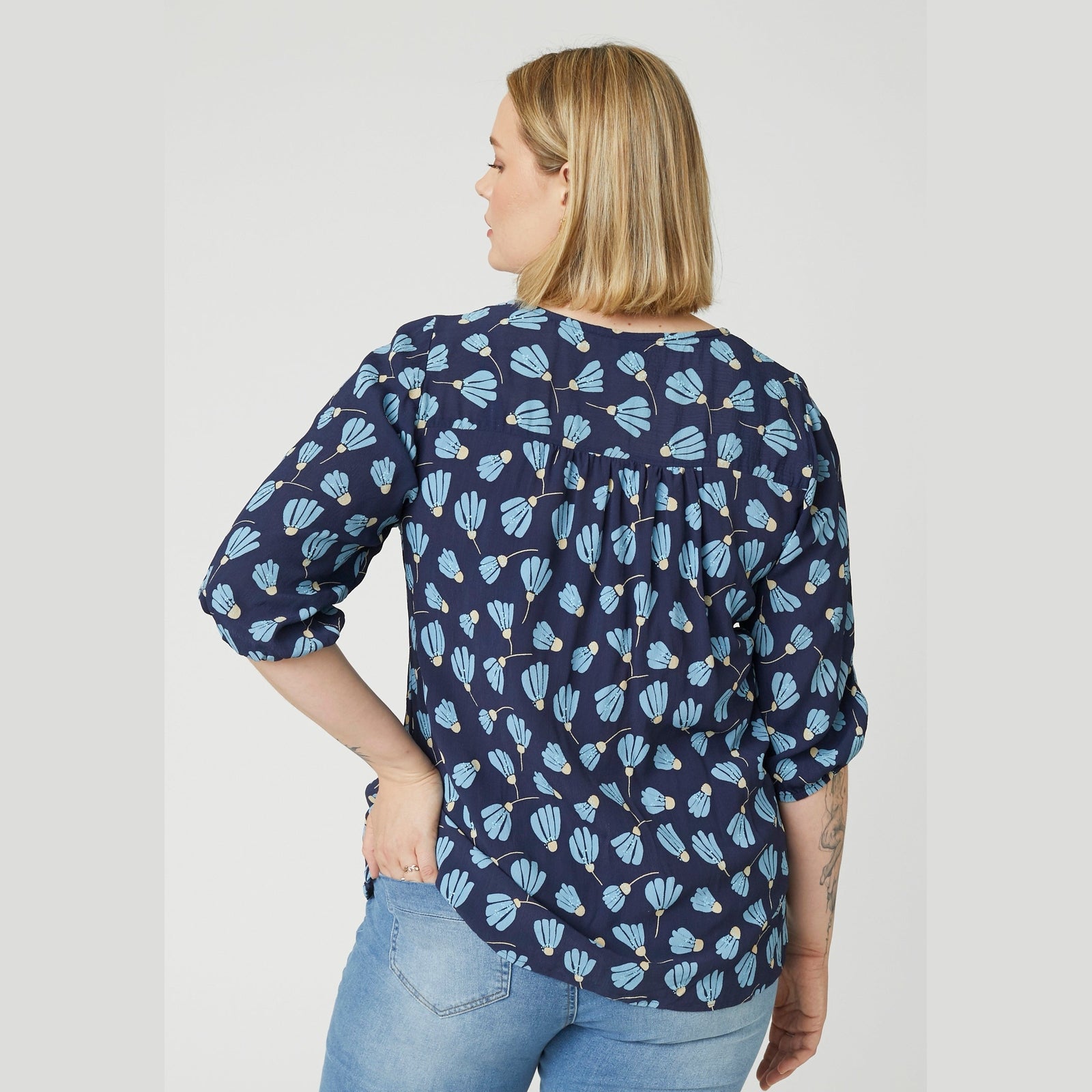 Adia ADFilipa Bluser 5999 NAVY BLUE